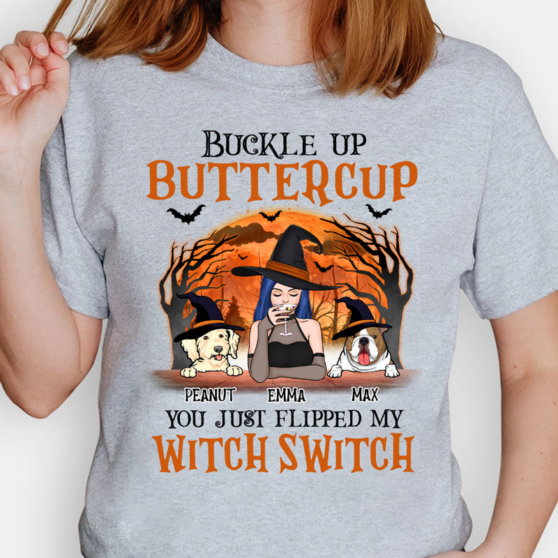 Buckle Up Buttercup, Halloween Gift, Custom Shirt For Dog Lovers, Personalized Gifts