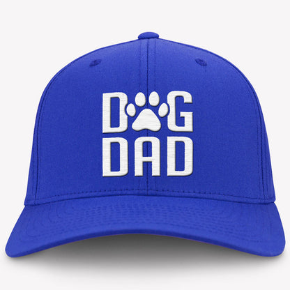 Dog Dad Hat, Embroidered Vintage Cotton Twill Cap, Gifts For Dog Dad