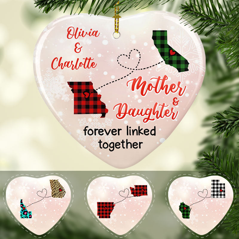 Forever Linked Together - Christmas Gift For Mother Daughter