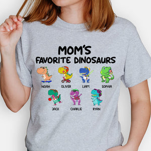 Custom Favorite Dinosaurs, Personalized Shirt, Mother and Grandmother Gifts