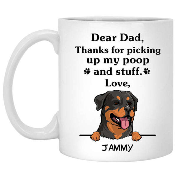 Felpa Con Cappuccio I Love My Rottweiler Per Donna - Grigia Morbida 80% Cotone - Regalo Originale