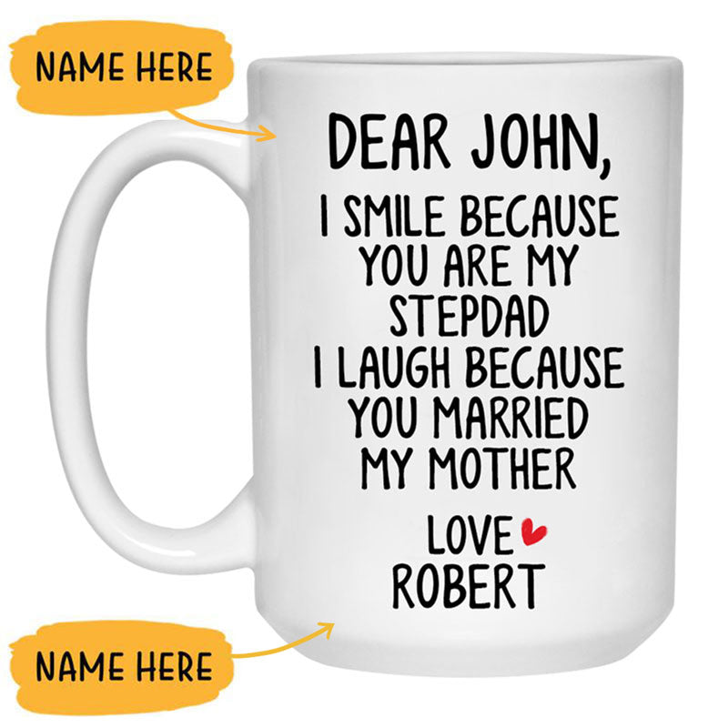 Personalized Father's Day Mug Funny Gifts For Dad Mug Dad Birthday