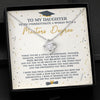 A Woman With A Masters Degree, Luxury Necklace, Custom Message Card Jewelry, Graduation Gifts