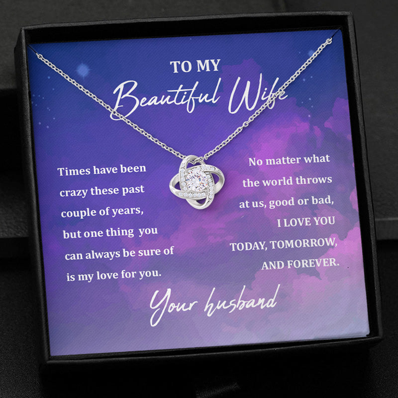 Custom To My Wife Necklace, Christmas Gifts For Women, Birthday Gift For  Wife