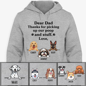 Thanks for picking up, Personalized Custom Hoodie, T shirts, Christmas Gift for Dog Lovers