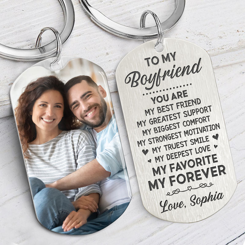 You Are My Favorite My Forever, Personalized Keychain, Gifts For Him, Custom Photo