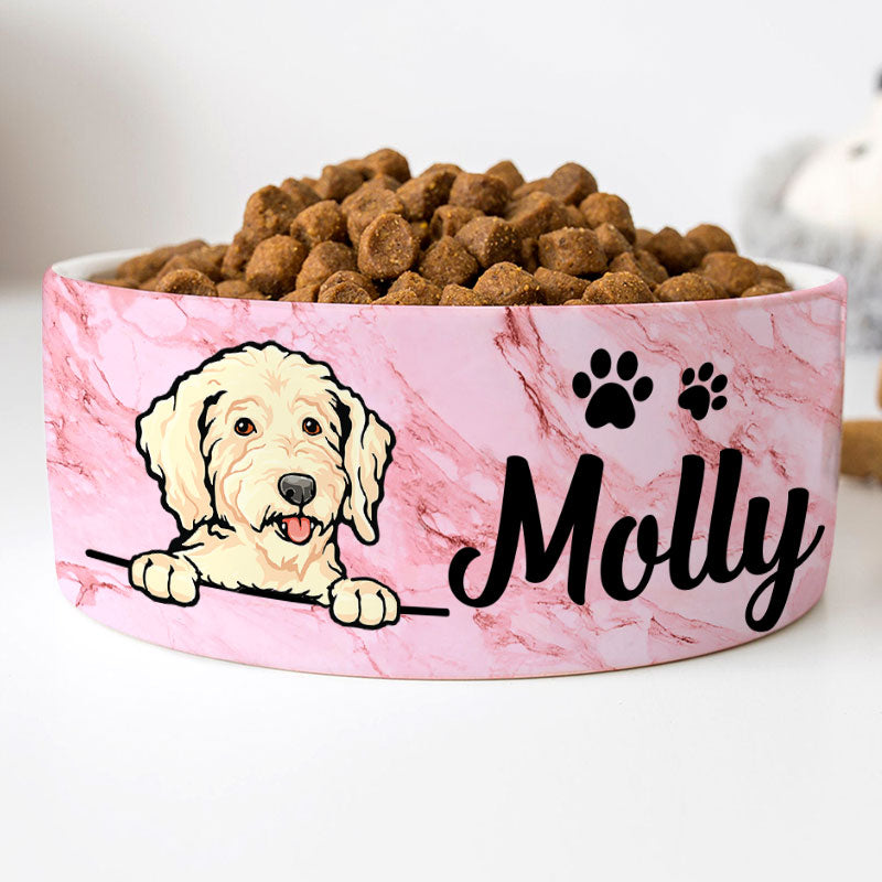 Personalized Pet Bowl Mats, Dog Lover Gift, Cat Lover Gift, Pet