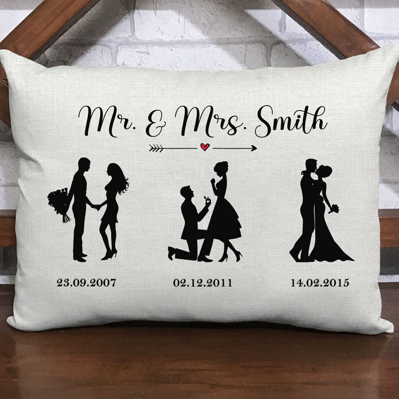 Couple Photo Collage Pillow, Personalized Pillows, Custom Gift For Cou -  PersonalFury