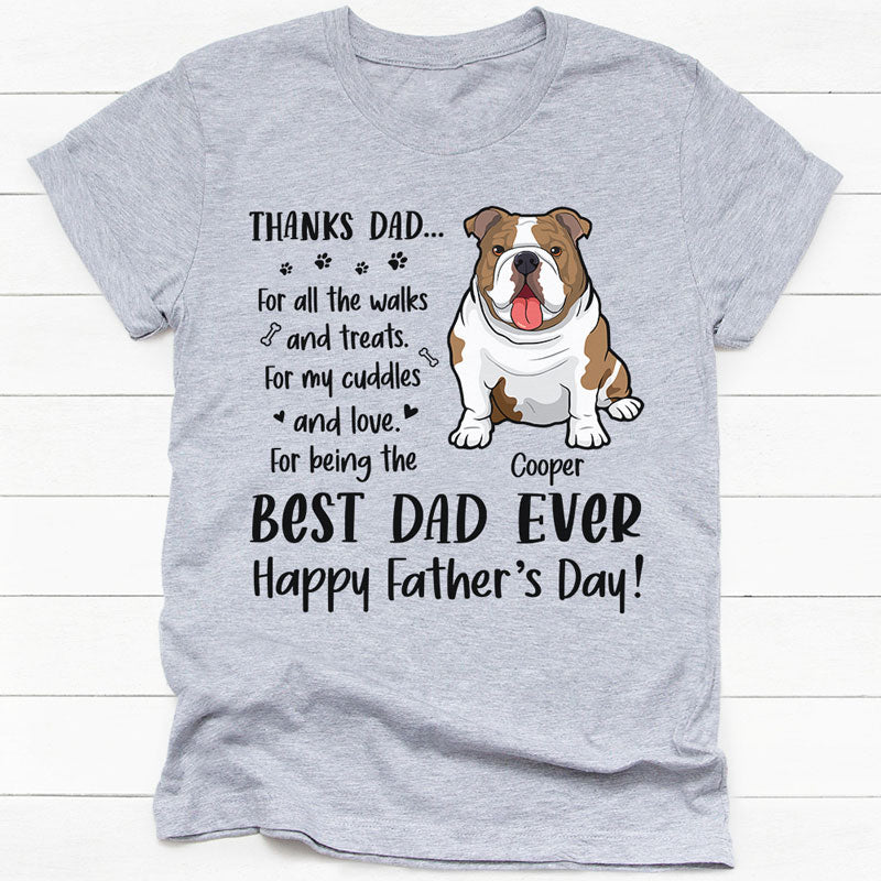 For All The Walks And Treats Full Body Dog, Personalized Shirt, Gifts for Dog Lovers