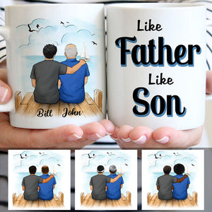 Father and Son Quotes Customized Coffee Mug, Personalized Gifts, Father's Day gift