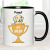 Dog Champion Dad Mom, Personalized Accent Mug, Custom Gifts For Dog Lovers