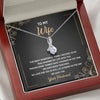 Sharing My Life, Personalized Luxury Necklace, Message Card Jewelry, Gift For Her