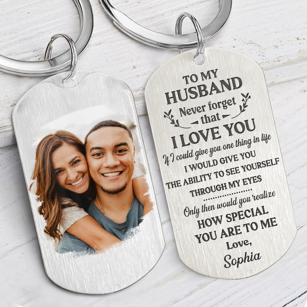 Give You One Thing In Life, Personalized Keychain, Gifts For Him, Custom Photo
