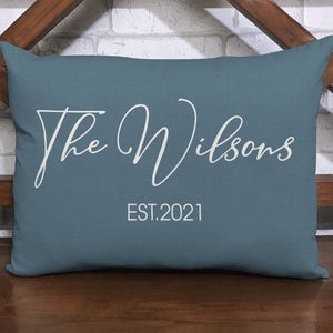 Personalized Name Pillow, Personalized Pillows, Anniversary Gift, Custom Gift For Couples (Insert Included)