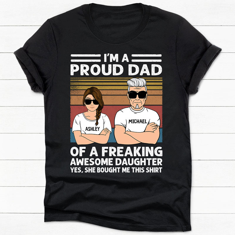Custom Father and Daughter Quote, Personalized Father and Daughter Shirt