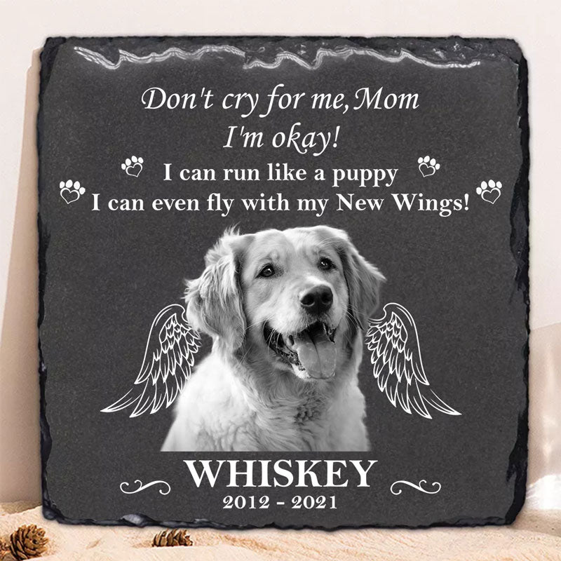 Fly With New Wings, Memorial Gift For Dog Lovers, Custom Photo, Person -  PersonalFury