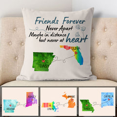 Long distance 2024 friendship pillows