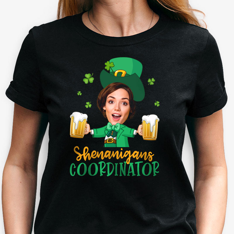 Shenanigans Coordinator, Personalized Shirt, St. Patrick's Day Gifts, Custom Photo