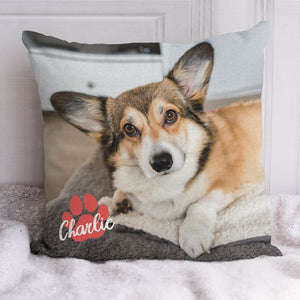 Print pet hotsell on pillow