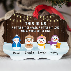 This Is Us, Personalized Aluminium Ornaments, Christmas Gift For Family