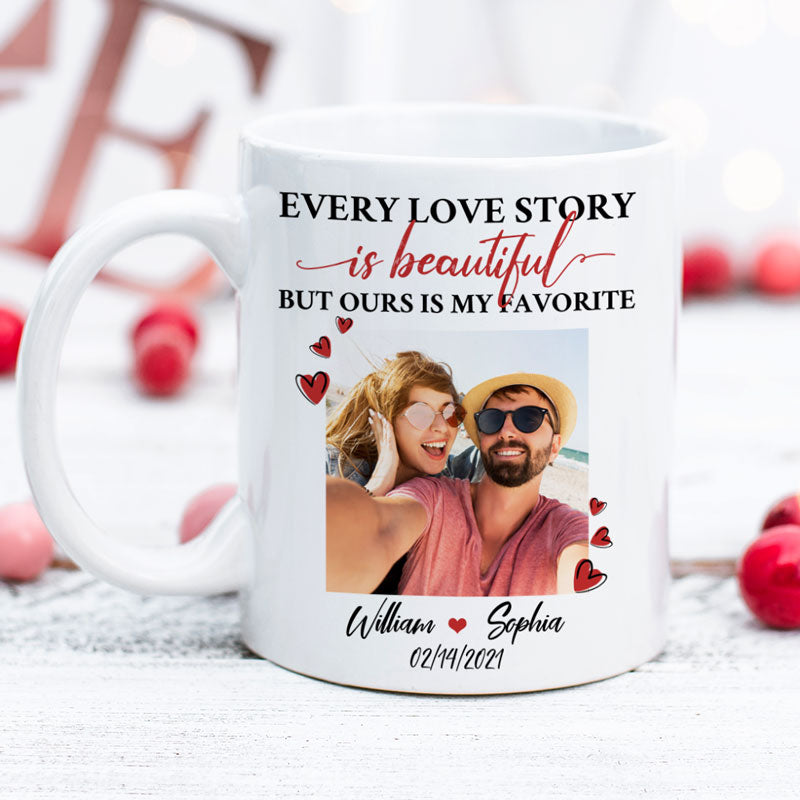 Heart Custom Photo, Personalized Mugs, Custom Coffee Mugs, Valentine's -  PersonalFury