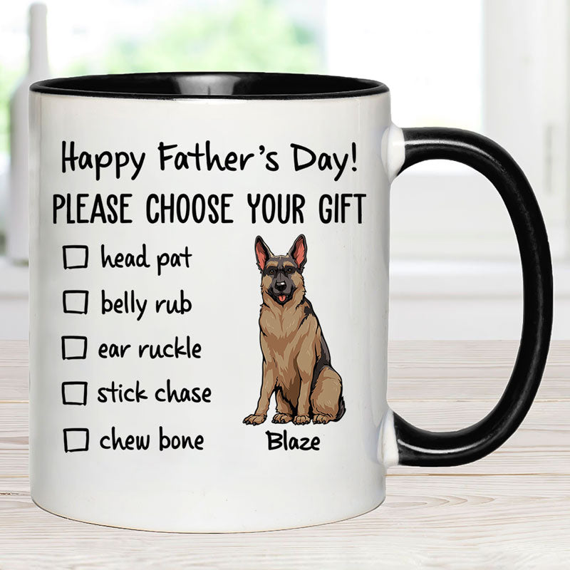 Please Choose Your Gift, Personalized Mug, Father's Day Gifts, Gift For Dog Lovers