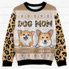 Dog Mom, Personalized All-Over-Print Sweatshirt, Gift For Dog Lovers