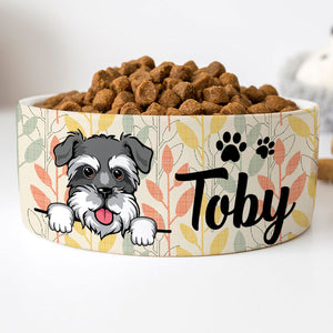 Personalized Custom Dog Bowls, Vintage, Gift for Dog Lovers