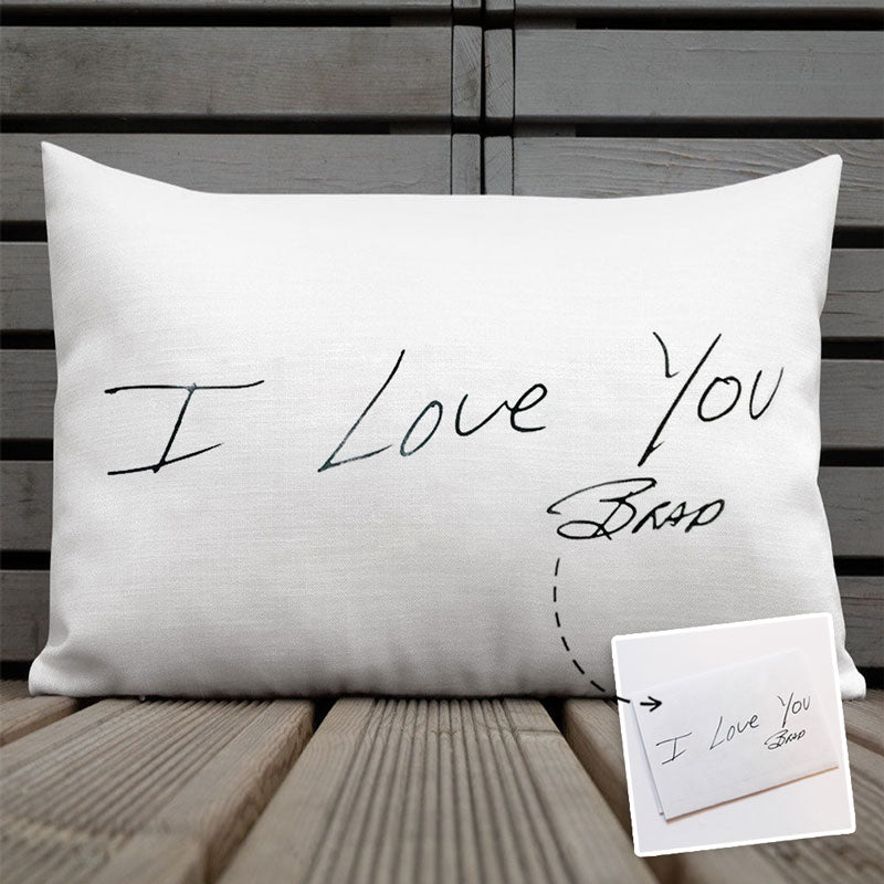 Personalized Handwriting Pillow - Memorial Pillow