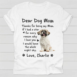 The Whole Night Sky, Personalized Shirt, Custom Gifts For Dog Lovers, Custom Photo