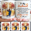 To my husband We grow older together, Fall mugs, Anniversary gifts, Personalized gifts for him