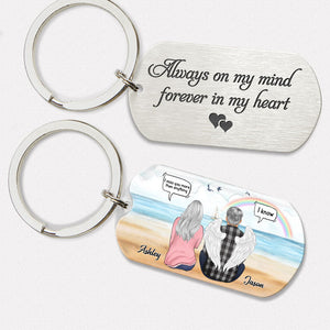 I Still Talk About You, Always On My Mind, Personalized Keychain, Memorial Gift