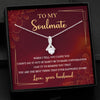 I Tell You I Love You, Personalized Luxury Necklace, Message Card Jewelry, Gift For Her