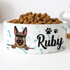 Personalized Custom Dog Bowls, Paws and Bones, Gift for Dog Lovers