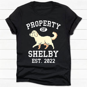 Property Of Dogs, Personalized Shirt, Custom Gifts For Dog Lovers