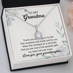Thank You For Being In My Life, Eternal Hope Necklace, Custom Jewelry, Mother's Day Gifts