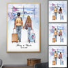 Anniversary Gift, Personalized Couple Gift, Travel Personalized Poster, Wedding Gift