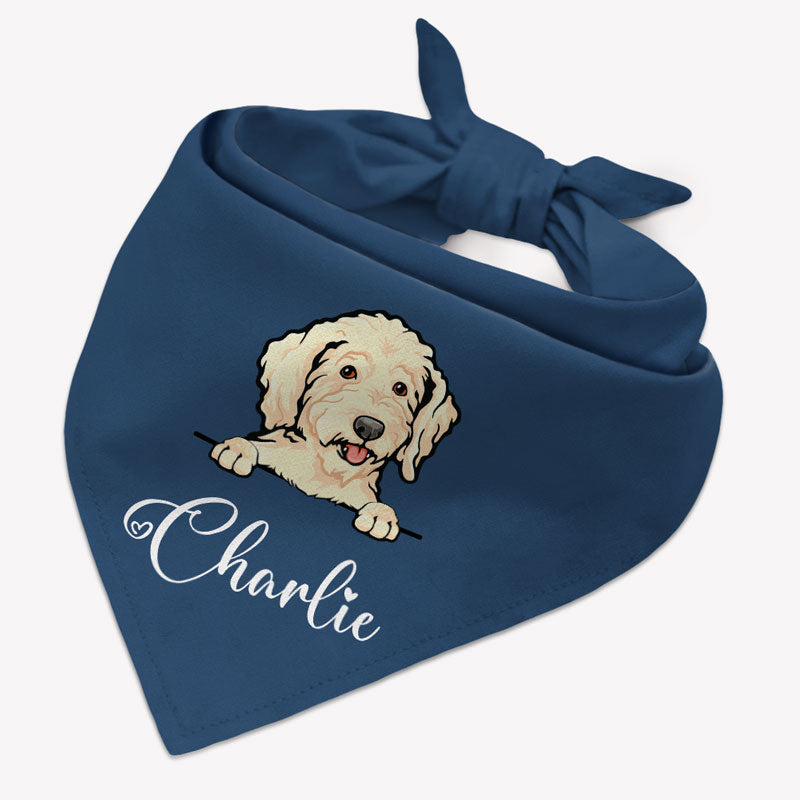 Custom Name Dog Bandana Personalized Bandana Custom Dog Lovers Gifts PersonalFury
