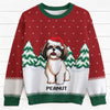Christmas Dogs, Personalized All-Over-Print Sweatshirt, Gift For Dog Lovers