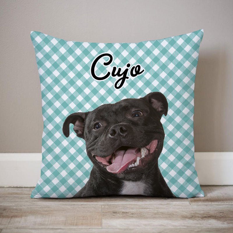 Pet Photo Pillow Pattern, Custom Photo, Personalized Pillows, Custom Gift for Pet Lovers