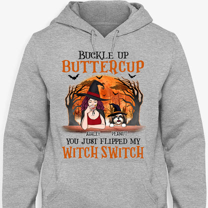 Buckle Up Buttercup, Halloween Gift, Custom Shirt For Dog Lovers, Personalized Gifts