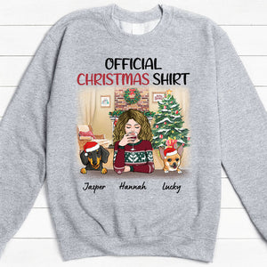 Official Christmas Shirt, Christmas Gifts, Custom Shirt, Gift For Dog Lovers
