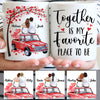 Together Is My Favorite Place To Be, Couple Car, Anniversary gifts, Personalized Mugs, Valentine's Day gift