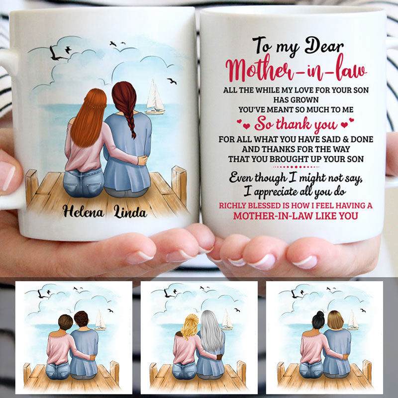 To my Mother-in-law, I appreciate all you do, Customized mug, Personalized gifts, Mother's Day gifts