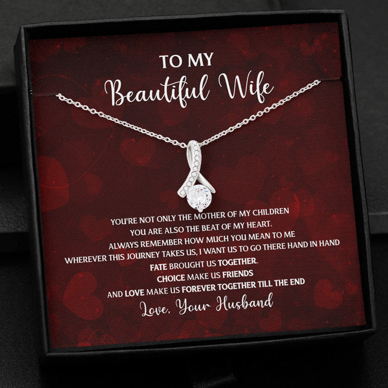 You're Not Only The Mother, Personalized Luxury Necklace, Message Card Jewelry, Gifts For Her