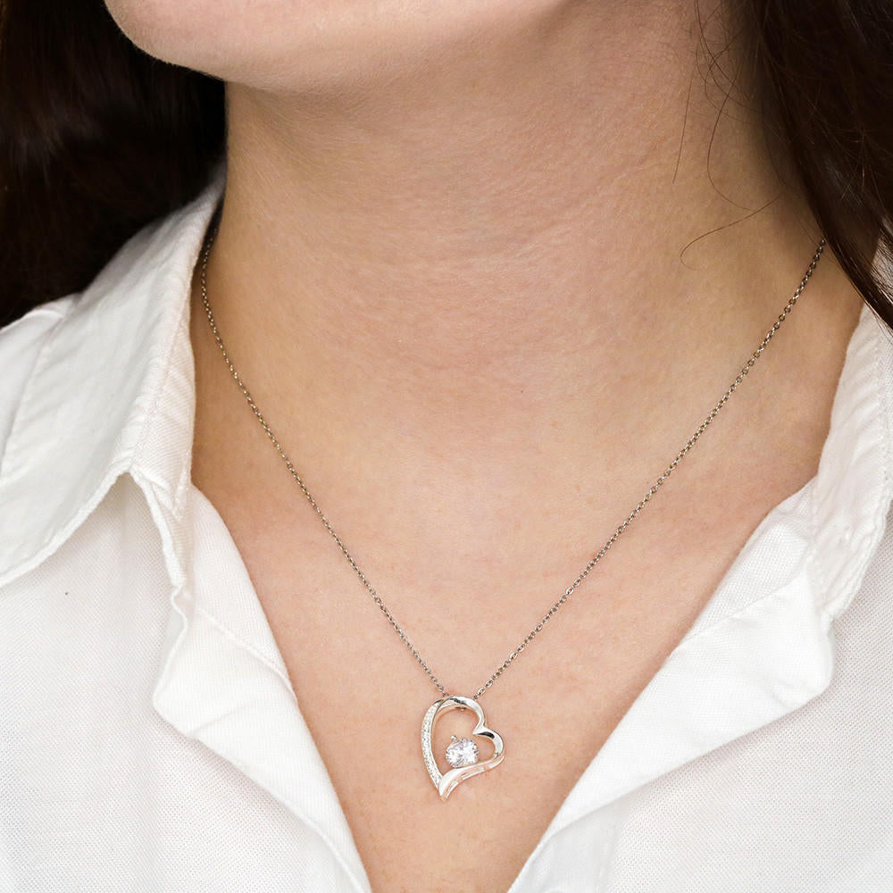 Forever and Always, Forever Love Luxury Necklace, Gift for Wife from Husband