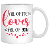 All Of Me Loves All Of You, Couple Tree, Anniversary gifts, Personalized Mugs, Valentine's Day gift