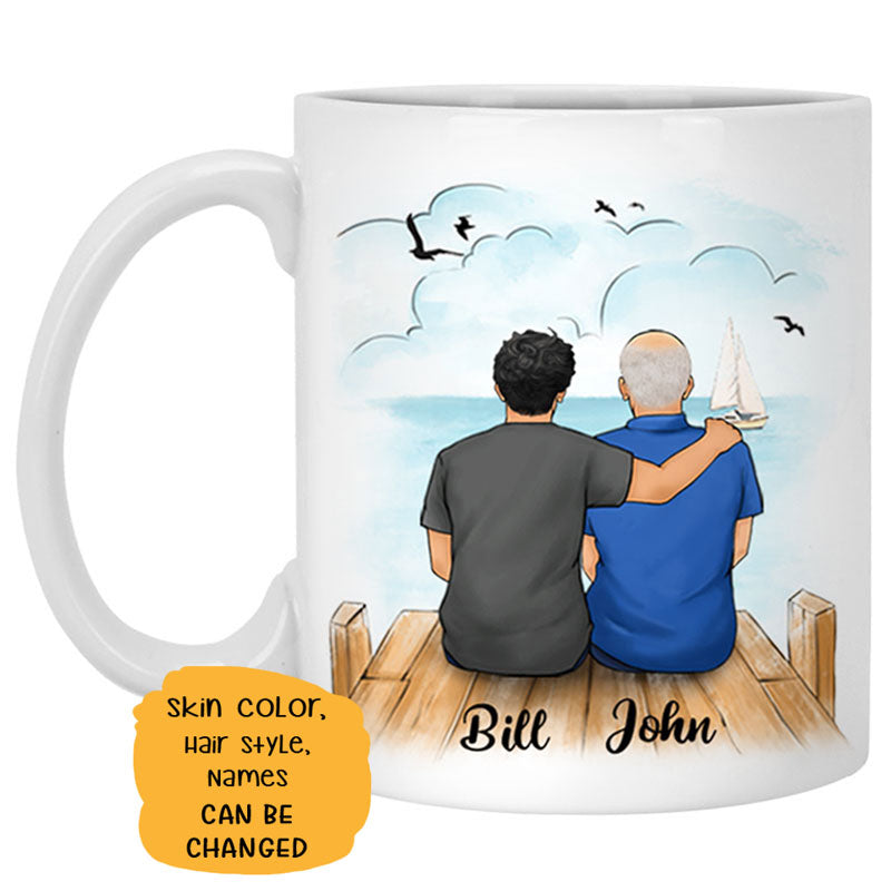 Personalized Travel Mugs for Dad Gifts for Him Dad's Coffee Mug