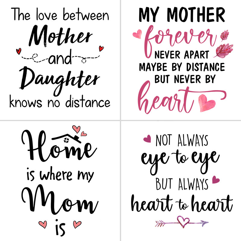Custom Mother Daughter Long Distance State, Long Distance Relationship  Gifts, Mother And Daughter Gift Print