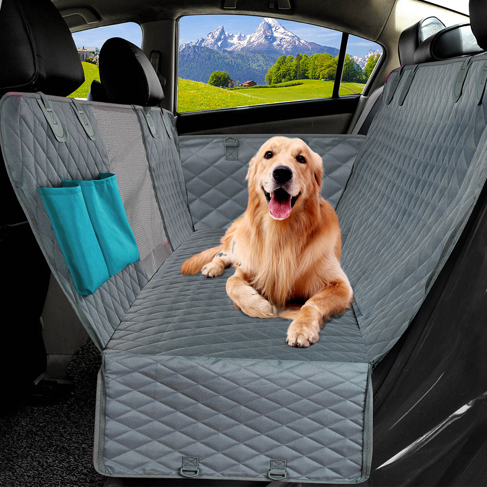 Pet Travel Car Seat Cover Waterproof Carrier Hammock Car Rear Back Seat Protector Mat Safety Carrier For Dogs, Pet Accessories